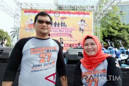 Ribuan warga ikuti jalan sehat sosialisasi Pilkada Kaltim