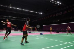 Latihan tim Uber Indonesia