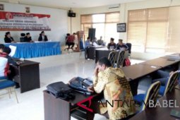 Panwaslu Bangka Tengah gelar simulasi sidang ajudikasi