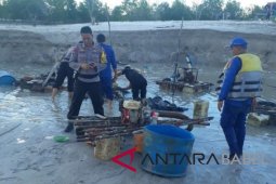 Polres Bangka tertibkan tambang merusak aliran sungai