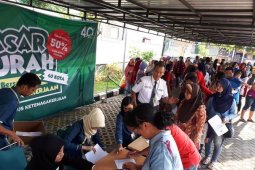 BPJS Ketenagakerjaan Madiun Gelar Pasar Murah