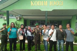Dandim Kandangan jalin keakraban dengan komunitas pewarta