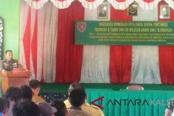 Dandim Kandangan sosialisasikan peta jarak jaring teritorial