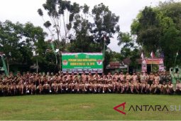 Ratusan pramuka ikuti Persami Kodim 0209/LB