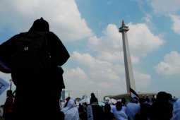 Massa aksi bela Palestina terbantu logistik gratis