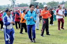 Pemkab Simalungun senam sehat bersama