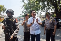 Beberapa polisi terluka karena kerusuhan Markas Komando Brimob