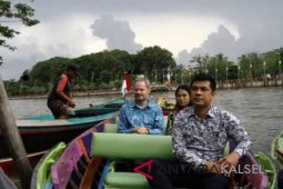 Dubes Denmark terkesan dengan kota sungai Banjarmasin