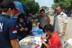 Supir bis jalani tes urine