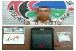 Pengedar ditangkap saat transaksi 5,24 gram sabu-sabu
