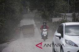 Terpapar abu Gunung Agung
