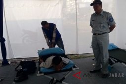 Silakan istirahat di posko pijat di Ciamis