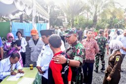 Danrem dampingi gubernur monitoring pencoblosan
