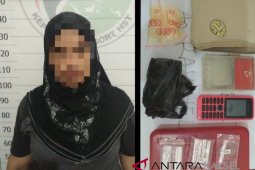 Ibu rumah tangga di Barabai simpan Tujuh paket sabu-sabu