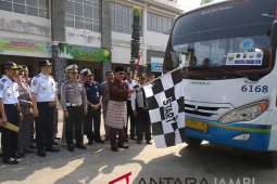 Sekda lepas bus pertama angkutan lebaran