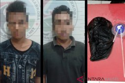 Dua pemuda kedapatan nyabu di belakang kantor Desa Mahang Putat