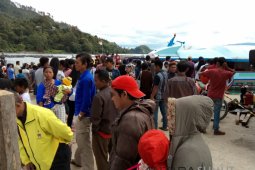 Konsentrasi massa di posko bemcana makin ramai