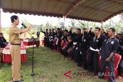 Bupati letakan batu pertama pembangunan  Pendopo PSHT