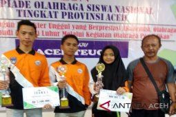 Siswa SMPN 3 Langsa raih medali emas O2SN