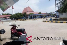 Pelabuhan Tanjungkalian Muntok terpantau sepi penumpang