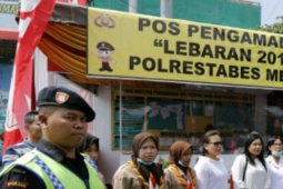 Polres Binjai dirikan tujuh pos pengamanan lebaran