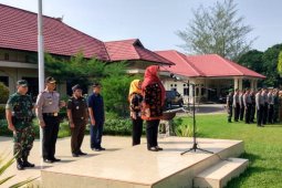 Bupati Muarojambi pimpin apel tiga pilar kamtibmas