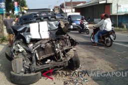 Kecelakaan beruntun di jalur Sukabumi-Bogor