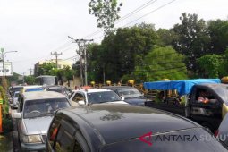 Kemacetan di jalur tol