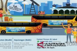 PT. Inalum berangkatkan 1.500 pemudik gratis