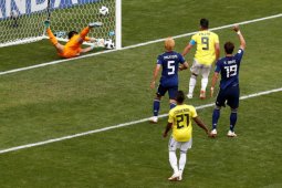 Sepuluh Pemain, Kolombia Telan Kekalahan 2-1 atas Jepang di Penyisihan Grup