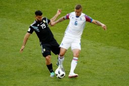 Hasil Pertandingan Grup D Piala Dunia : Argentina-Islandia 1-1