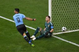 Rusia kalah di partai terakhir laga penyisihan Piala Dunia