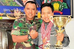 Berprestasi dunia, Danrem jadikan Fauzan Noor anak asuh