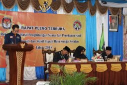 Video - KPU HSS tetapkan Achmad Fikry-Syamsuri Arsyad Pemenang Pilkada