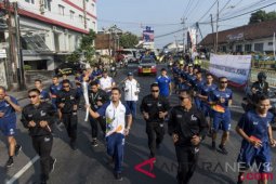 Arak-arakan obor Asian Games 2018 dimulai
