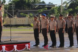 Ratusan personil Polda Papua Barat naik pangkat