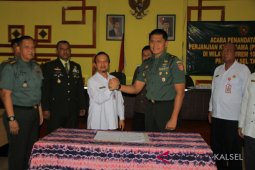 Dinas Pertanian dan Kodam teken MoU perluasan cetak sawah