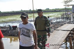 Tanggul besar di lahan 240 hektare terealisasi 100 persen