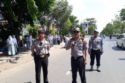 Polsekta Banjarmasin Timur amankan rute kirap obor Asian Games