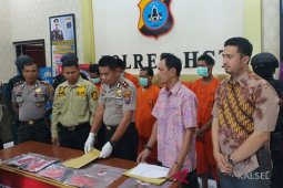 Polres HST ungkap dua kasus narkoba dan tiga kasus sajam