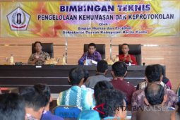 Pemkab gelar Bimtek pengelolaah kehumasan dan keprotokolan