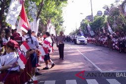 Warga Tampaksiring ikut lepas obor Asian Games