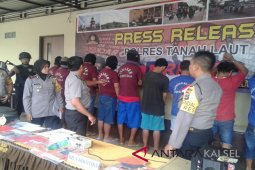 Polres  Tanah Laut Tangkap Enam Pelaku Narkoba