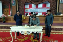 DPRD setujui Raperda Pertangungjawaban APBD Jambi 2017