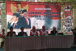 Relawan pendukung Jokowi-Moeldoko berdeklarasi di Sukabumi