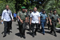 Menhan beri arahan di kodam IM
