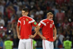 Puluhan ribu warga Rusia tetap antusias sambut pencapaian timnya