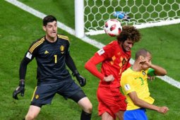 Belgia menyingkirkan "tim terbaik" di Piala Dunia
