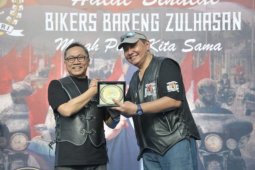 Ketua MPR sempatkan diri kumpul bersama bikers