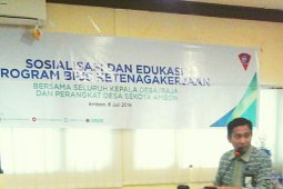 BPJS Ketenagakerjaan  bentuk desa sadar di Ambon